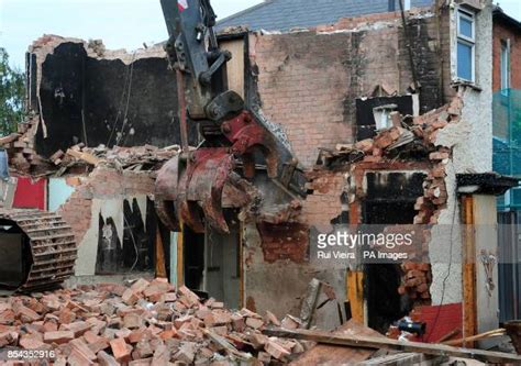 Mick Philpotts House Is Demolished Photos And Premium High Res Pictures Getty Images