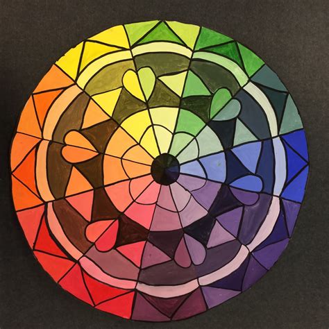Mrs Willes Art Room Advanced Art Color Wheel Kaleidoscopes