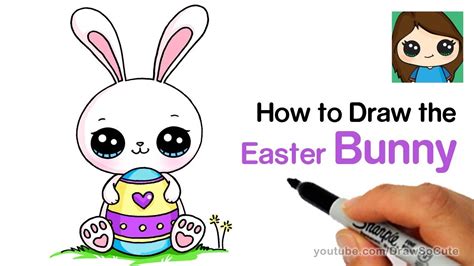 Simple Easter Bunny Drawing At Getdrawings Free Download