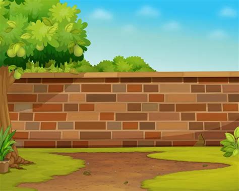 Brick Wall Cartoon Vector Art Stock Images Depositphotos