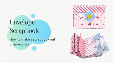 How To Make A Scrapbook Out Of Envelopes Envelope Scrapbook Youtube