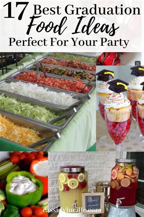 10 graduation party games perfect for outdoor grad parties some of the links below are affiliate links, meaning, at no additional cost to you, i will earn a commission if you click through and make a purchase. 17 Graduation Party Food Ideas Guaranteed to Make Your Party | Graduation party foods ...