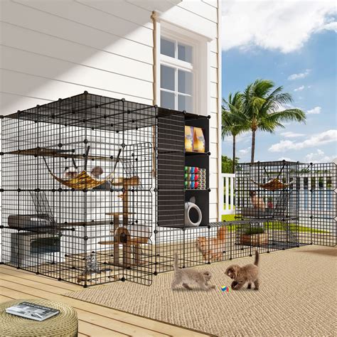 Loose Hardwareyitahome Outdoor Cat Enclosures Catio Large Cat Cage