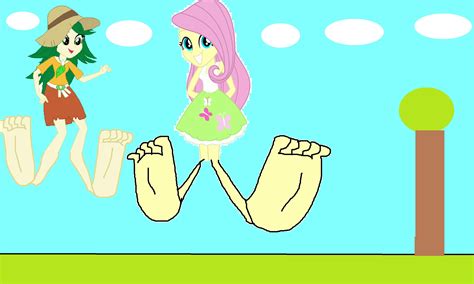 Fluttershy And Sweet Leafs Soles By Jerrybonds1995 On Deviantart