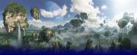 Fantasy Landscape Avatar Movie Game Concept Art