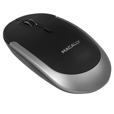 Macally Silent Wireless Bluetooth Mouse For Apple Mac Or Windows Pc