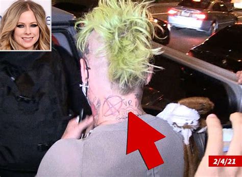 Mod Sun Tattoos Avril Lavignes Name On His Neck Amid Dating Rumors