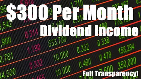 300month In Dividends Dividend Investing Investing Dividends