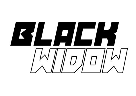 Black Widow Title Logo By Big Al Son86 On Deviantart