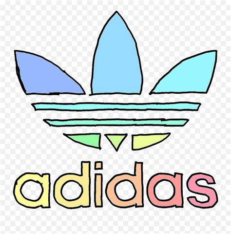 Adidas Logo Bunt Drawed Rainbow Logo Adidas Zeichen Malen Png Adidas