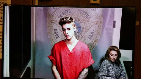 Justin Bieber Unsteady And Stumbling In Arrest Video
