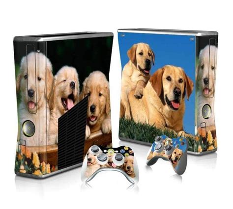 Dogs Pappies Xbox 360 Skin For Xbox 360 Slim Console And Controllers
