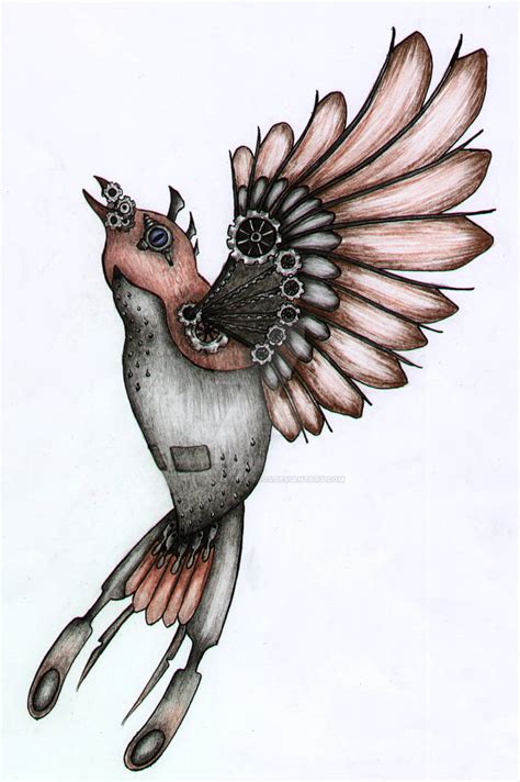 ClockWork Bird by ReedmooleyTattoos on DeviantArt