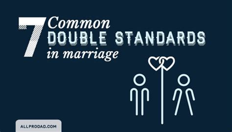 7 Common Double Standards In Marriage All Pro Dad All Pro Dad