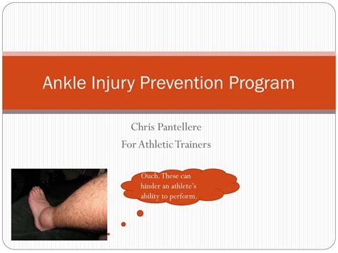 Ppt Ankle Injury Prevention Program Powerpoint Presentation Free