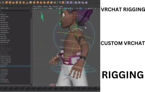 Do 3d Vrchat Avatar Character Rigging In Maya For Games And Animation