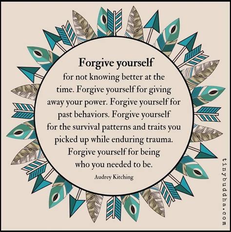 Forgive Yourself Forgiving Yourself Forgiveness Audrey Kitching