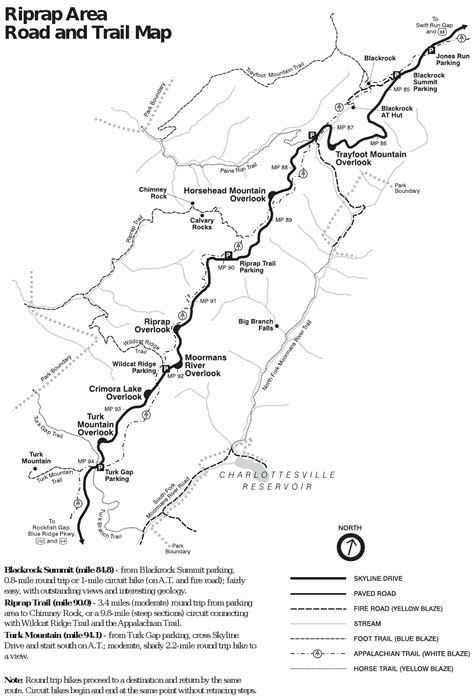 Skyline Drive Trail Map Quite A State Binnacle Image Library
