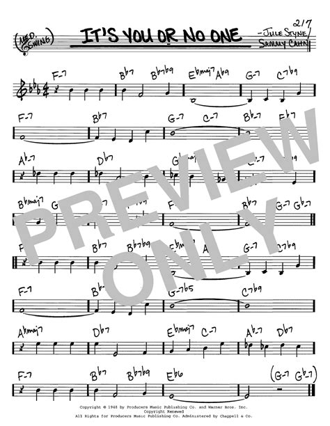 Interactive downloads are dynamic sheet music files that can be viewed and altered directly in my digital library from any device. It's You Or No One | Sheet Music Direct