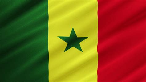 Flag Of Senegal Waving Free Use Youtube