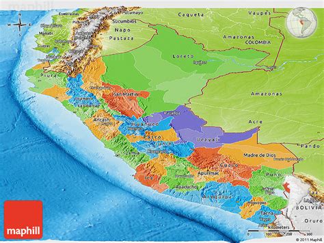 35 Physical Map Of Peru Maps Database Source