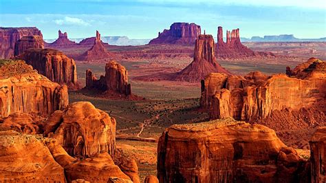 Monument Valley Desert Canyon Hd Wallpaper Backiee