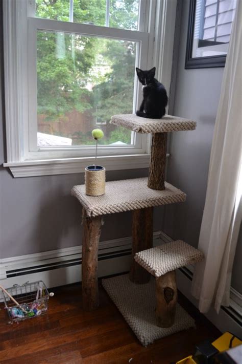 Check out our diy cat scratcher selection for the very best in unique or custom, handmade pieces from our shops. D.I.Y. Kitty tower and scratching post | Diy cat tree, Diy ...