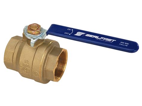 Brass Ul Full Bore 2 Piece 600 Wog Cwp Ball Valves On Seal Fast Inc