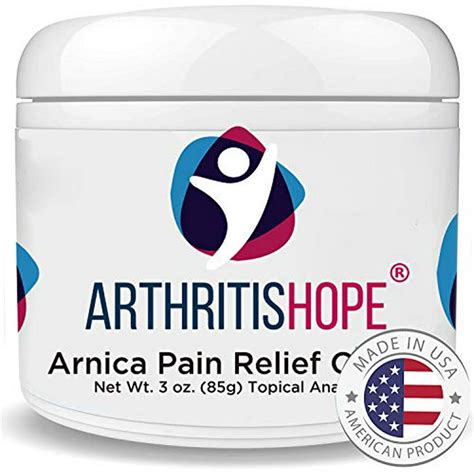 Arthritishope Pain Relief Cream Made With Arnica And 8 Natural