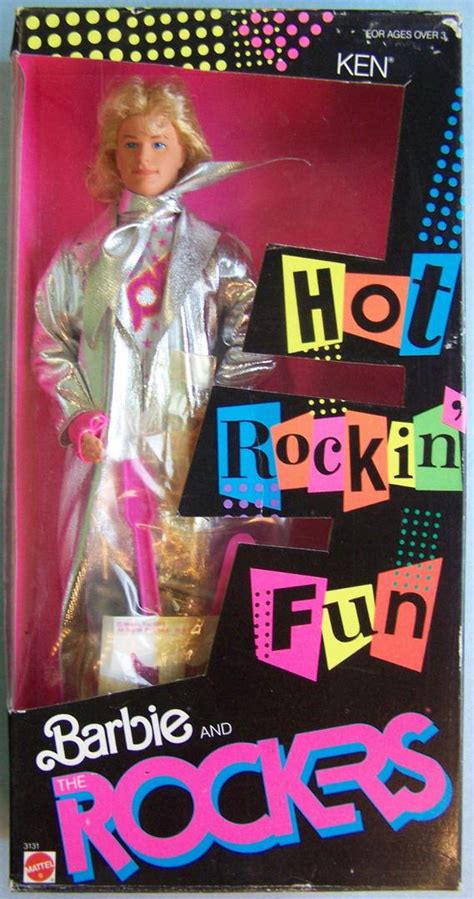 Vintage Barbie The Rockers Ken Doll Hot Rockin Fun Mattel Nrfb