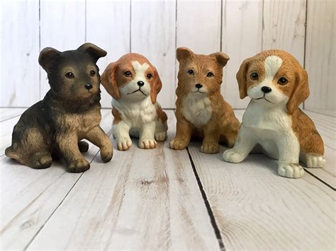 Homco Dog Ceramic Figurines Ceramic Porcelain Puppy Dogs Etsy Dogs