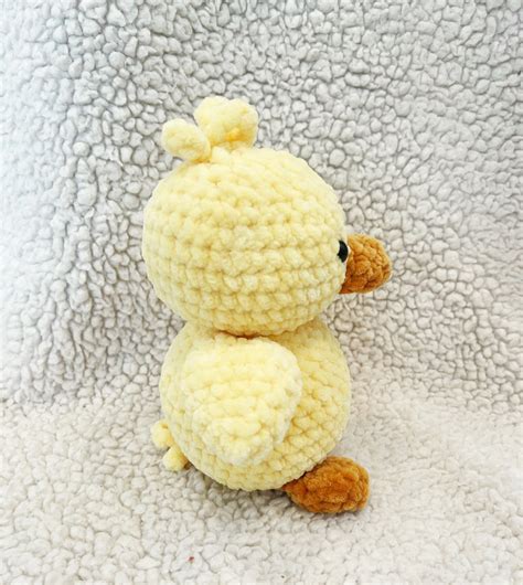Duckie The Chubby Duck Stuffie Plush Amigurumi Duck Plushie Etsy