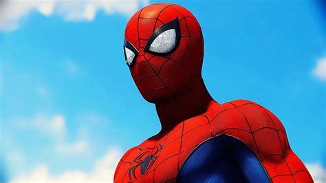 Spider Man Classic Suit Showcase Ps4 Spider Man Free Roam Youtube