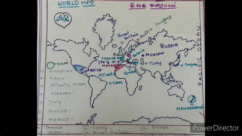 History World Map உலக வரைபடம் Youtube
