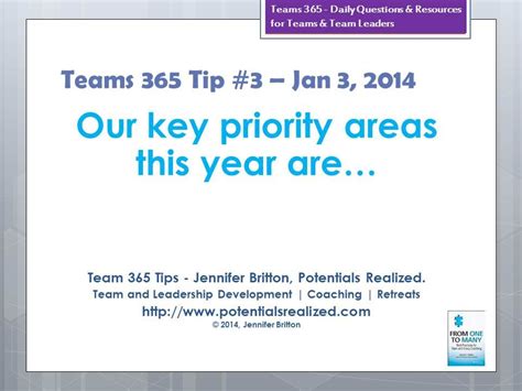 Teams 365 Tip 3 Daily Ideas For Teams And Team Leaders Check Out