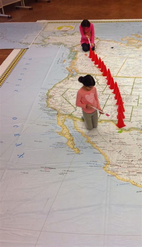 Mrs Yollis Classroom Blog National Geographics Giant Map Of North