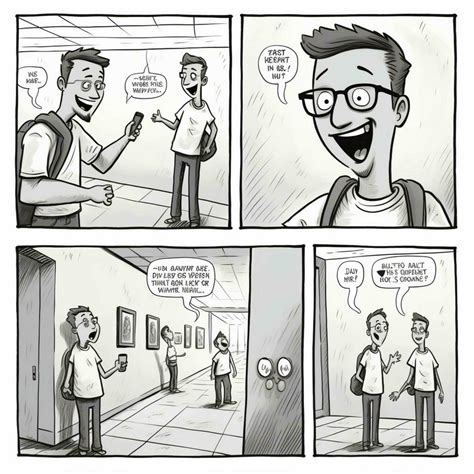 Sketch A Comic Strip That Captures The Humor And Quirks Of Stock Photo At Vecteezy