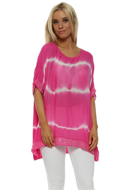 They have rich histories, interesting lives, and a multitude of purposes. Hot Pink & White Tie Dye Top