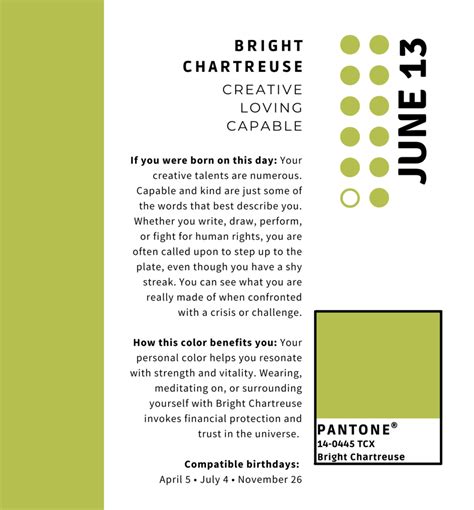 Pantone Color Of The Day Bright Chartreuse June 13 Kolorguide