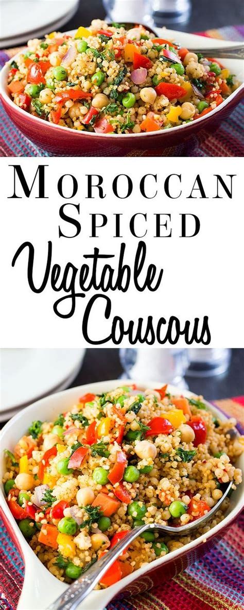 Flavorful Moroccan Spiced Vegetable Couscous Recipe