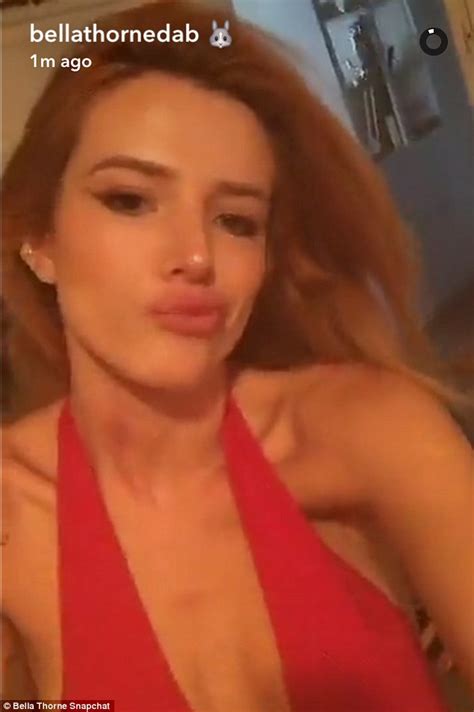 Bella Thorne Flaunts Giant Red Mark On Her Neck On Snapchat As She