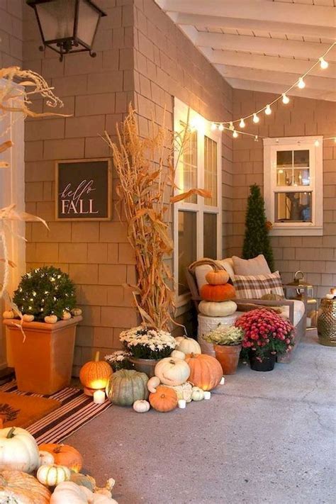 46 Elegant Fall Porch Decor Ideas For Your Home Fall Decorations