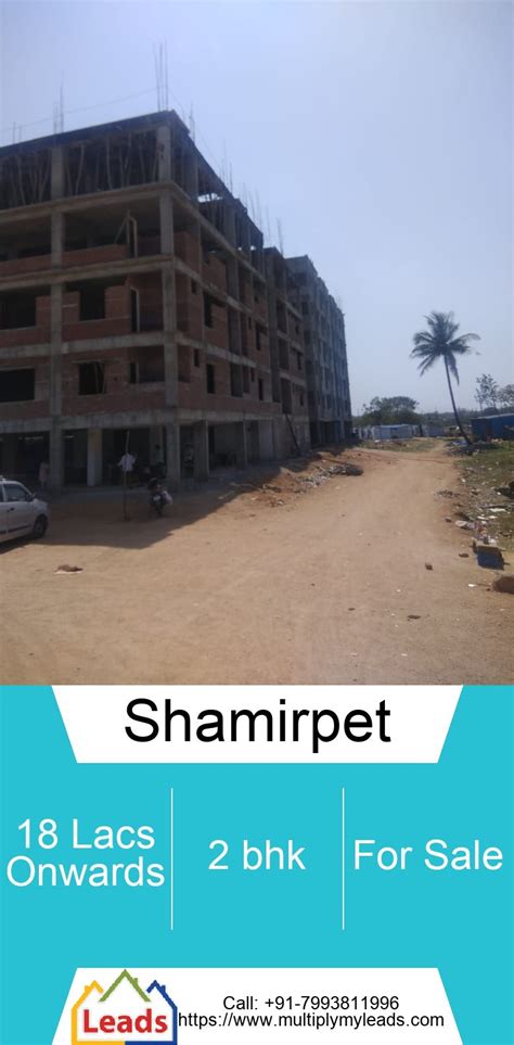 2 Bhk Flat Apartment For Sale 180 Lac In Shamirpet 10000 Sq Feet