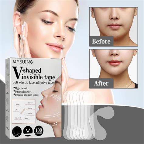 40pcs Lift Face Sticker Instant Face Neck And Eye Lift Facelift V Shape Tapes Bands Sticker Slim