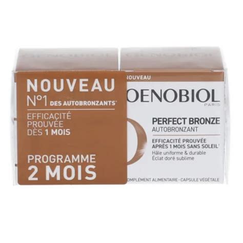 Oenobiol Perfect Bronze Autobronzant 2x30 Capsules 3ppharma