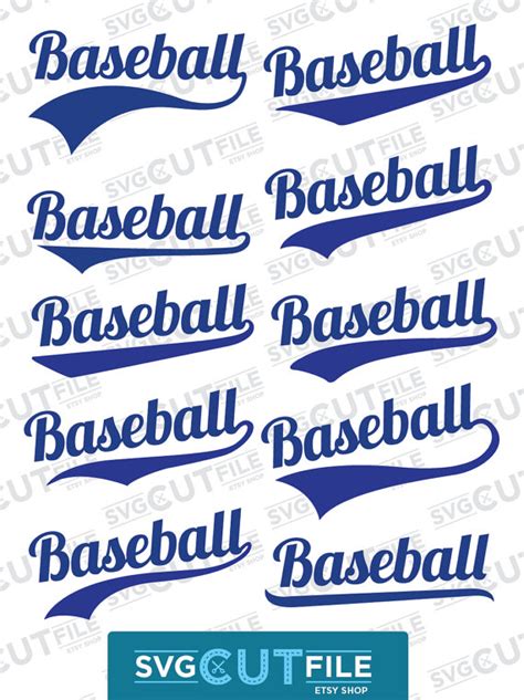 Baseball Font Baseball Theme Baseball Shirts Baseball Softball