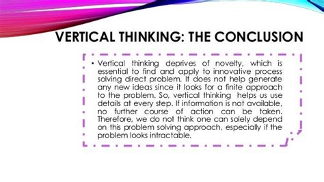 Lateral Vs Vertical Thinking