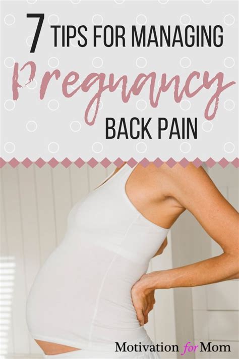 7 Effective Tips For Relieving Back Pain During Pregnancy The Third