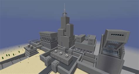 Futuristic City Build Minecraft Map