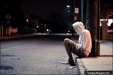 Sad Alone Boy Street
